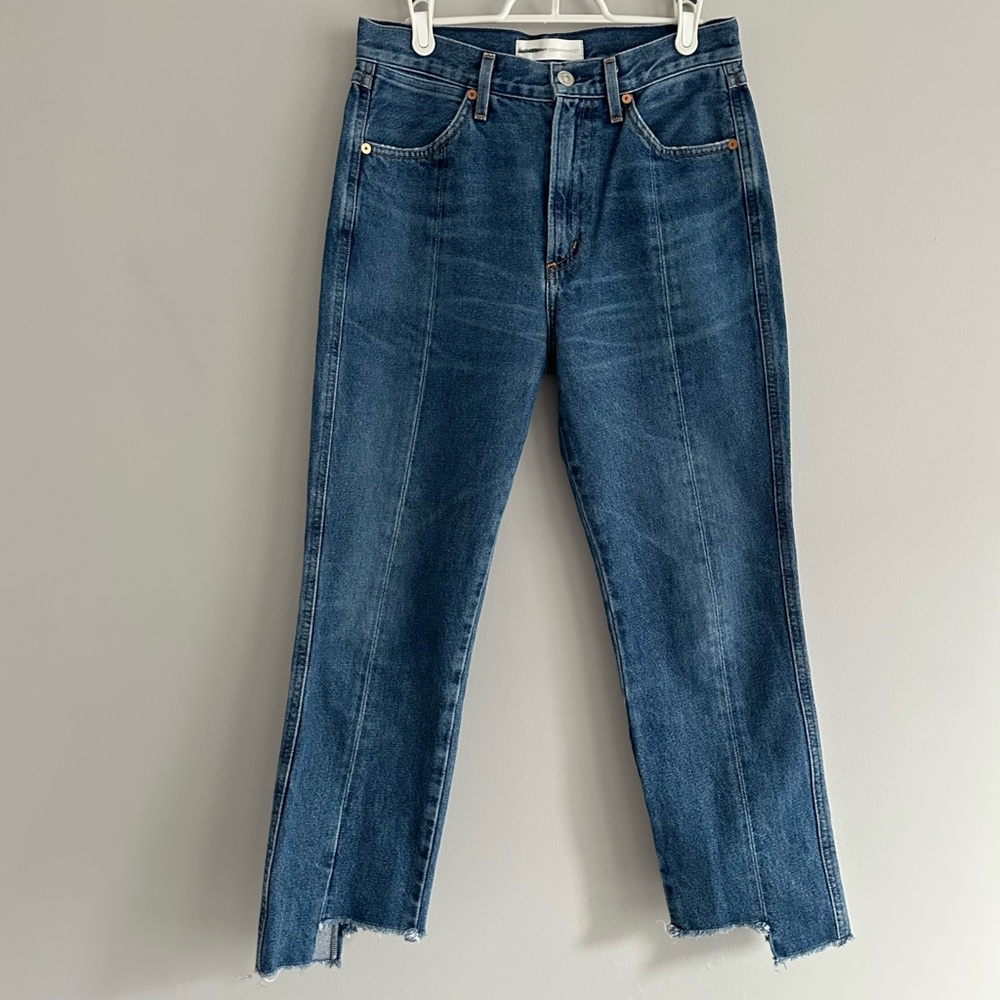 Wilfred x Citizens of Humanity Liv Straight Crop Denim Jeans Size 26